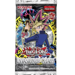 YGO 25th Invasion of Chaos Booster Pack Toy Mystery Box