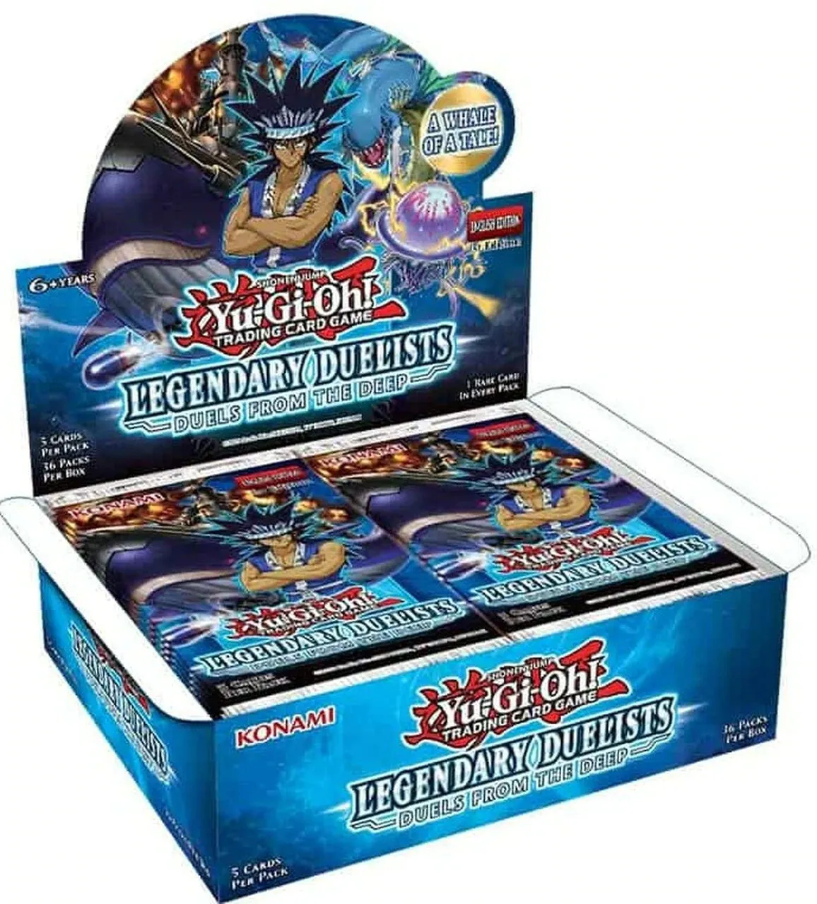 Limited Toy Release Surprise Package Unboxing YGO Legendary Duelists: Duels From The Deep Booster Box (36 Packs)