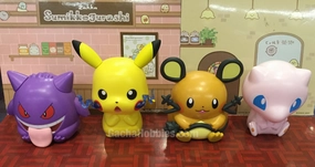 Pokemon Big Head Figure 4 Pieces Set (In-stock) Eco Friendly PVC Product