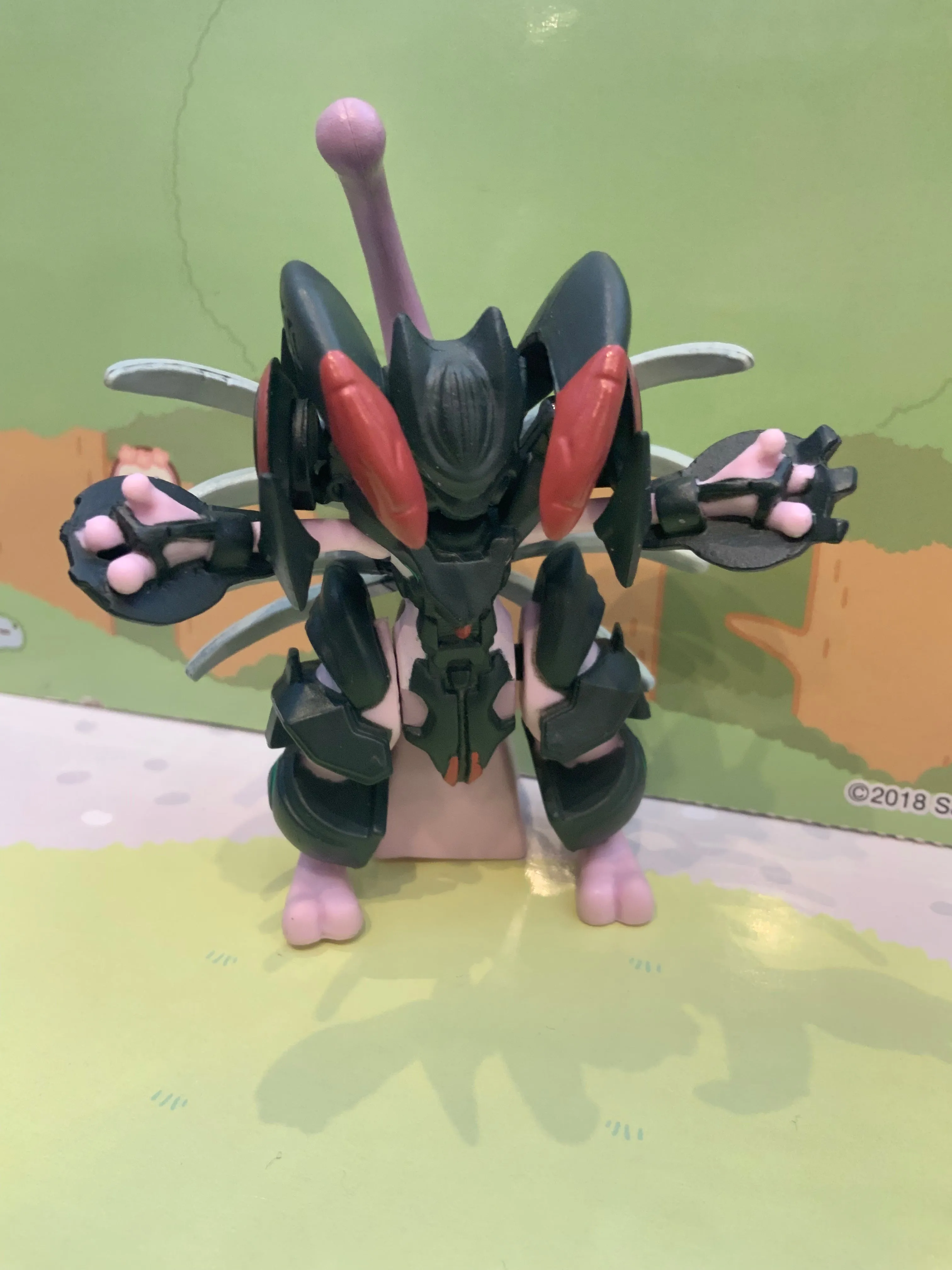 Pokemon Mewtwo Strikes Back Evolution Movable Figure 5 Pieces Set (In-stock) YouTube Background Metaverse Asset