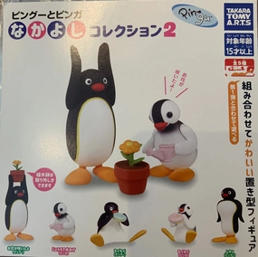 Takara Tomy Pingu and Pinga Friends Collection Daily Life Figure Vol.2 5 Pieces Set (In-stock) Gift Idea Vinyl Decor