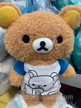 Rig Maker Rilakkuma Furry Plush with T-Shirt Brown (In-stock)