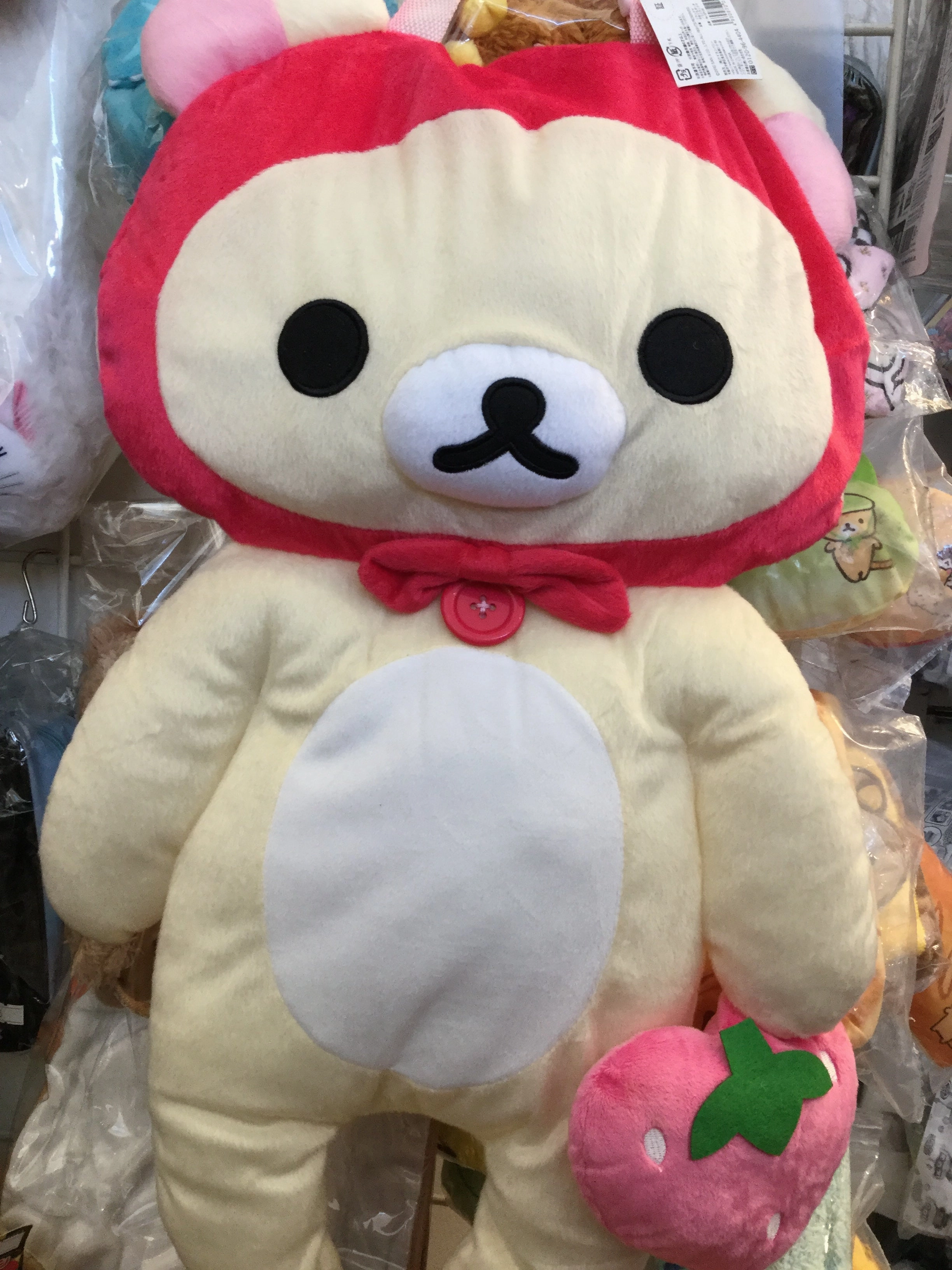 Rilakkuma Korilakkuma Long Car Headrest Cushion (In-stock) Historical Inspired Crafting Story