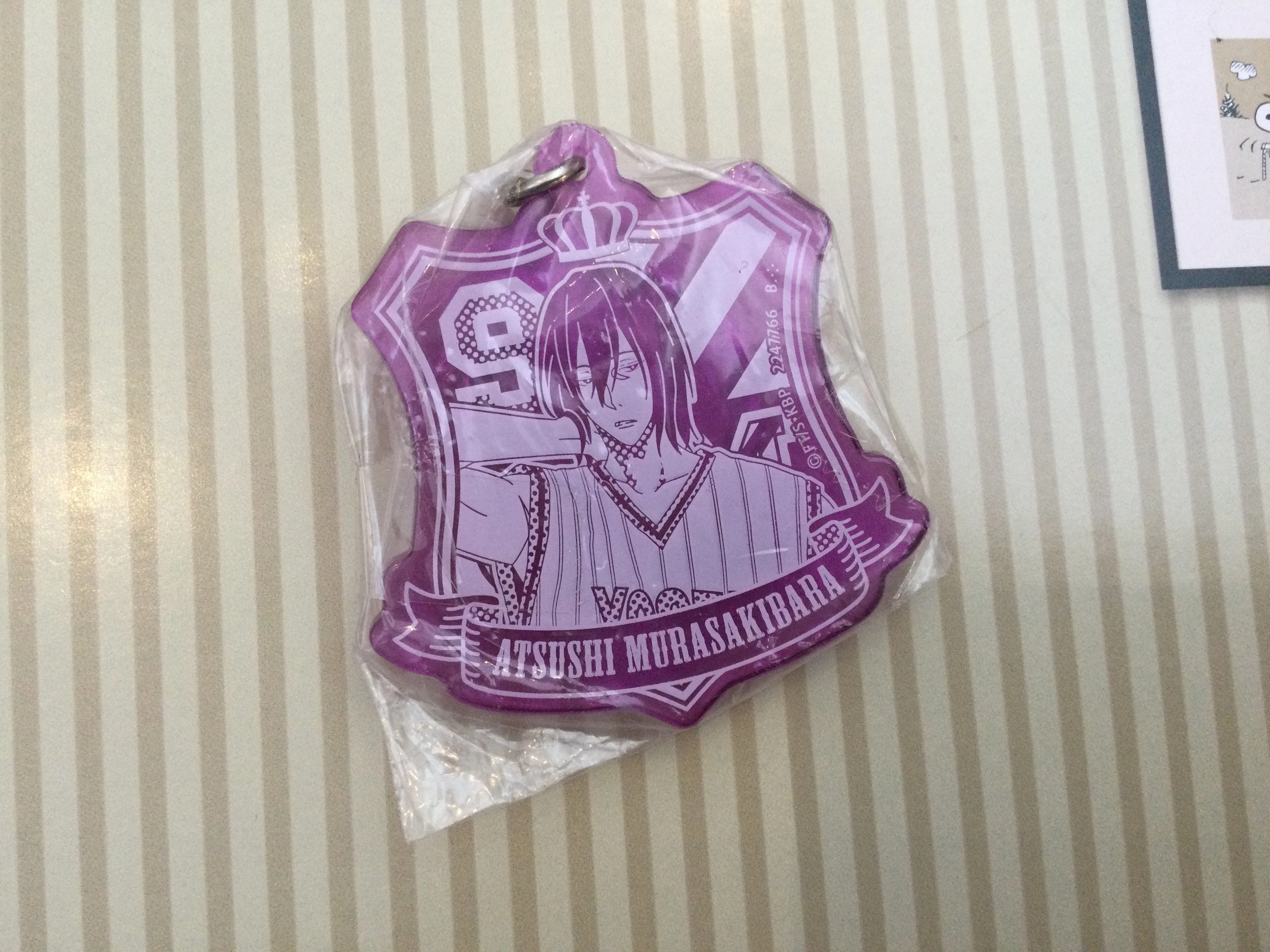 Vinyl Hobby Sports Figure Kuroko no Basketball Characters Colourful Acrylic Keychain 8 Pieces Set (In-stock)