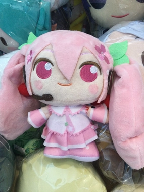 Tiny Curio Hatsune Miku Sakura Miku Standing Small Plush Type B (In-stock)