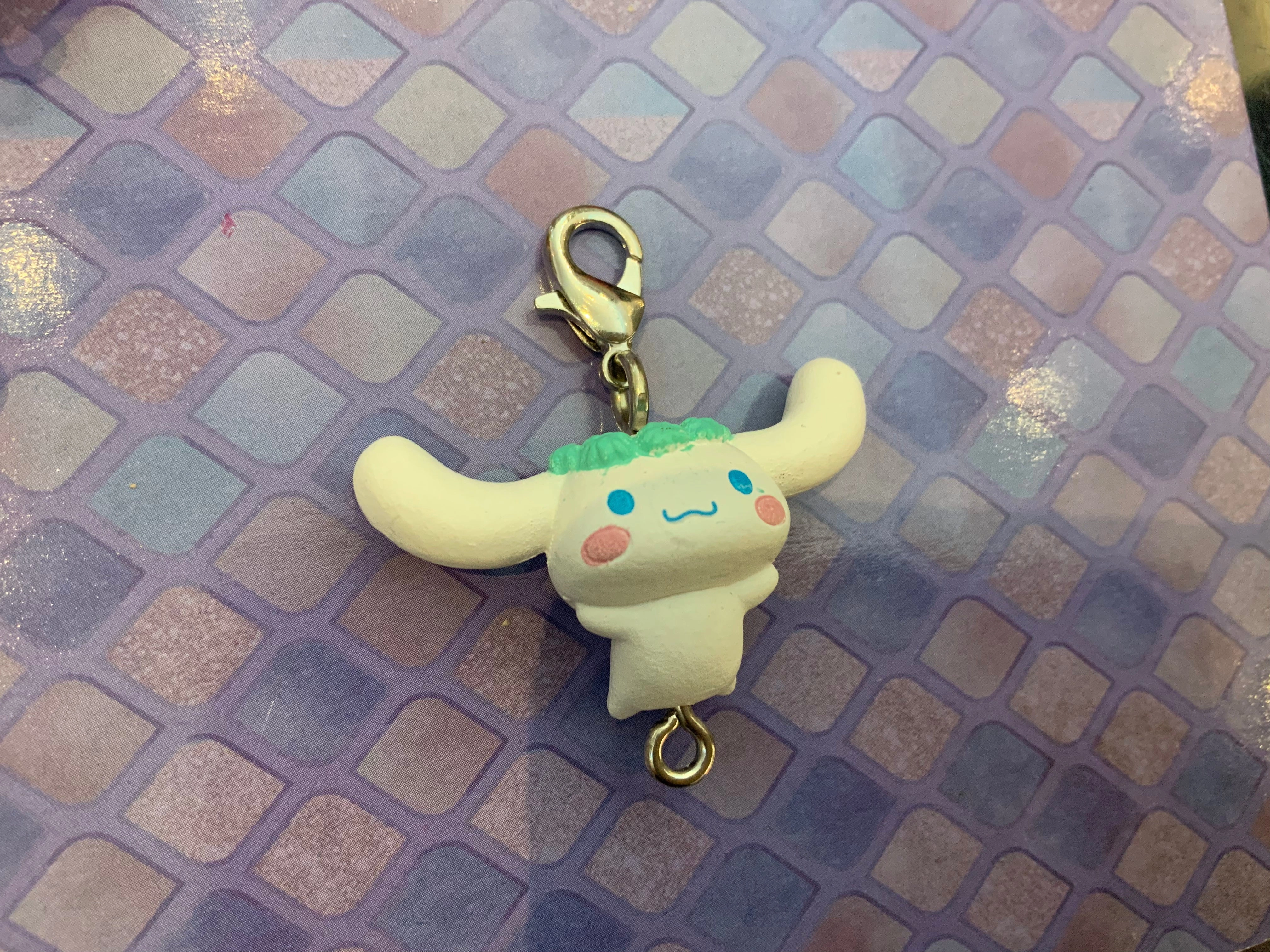 Movie Statue Horror Icon Sanrio Character Cinnamoroll Flower Series Keychain 5 Pieces Set (In-stock)