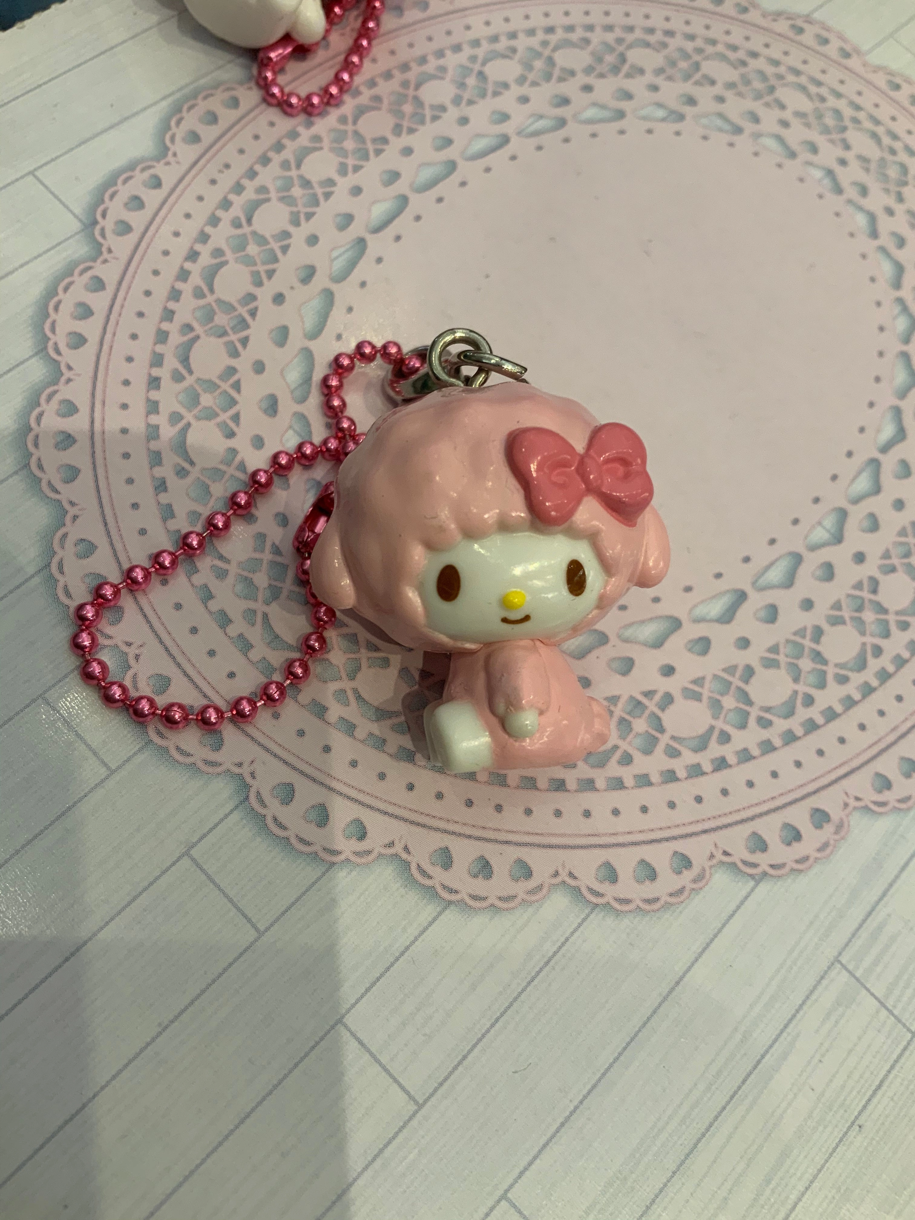 Sanrio Character My Melody Figure Keychain 4 Pieces Set (In-stock) Amphibian Statue Fantasy Collection