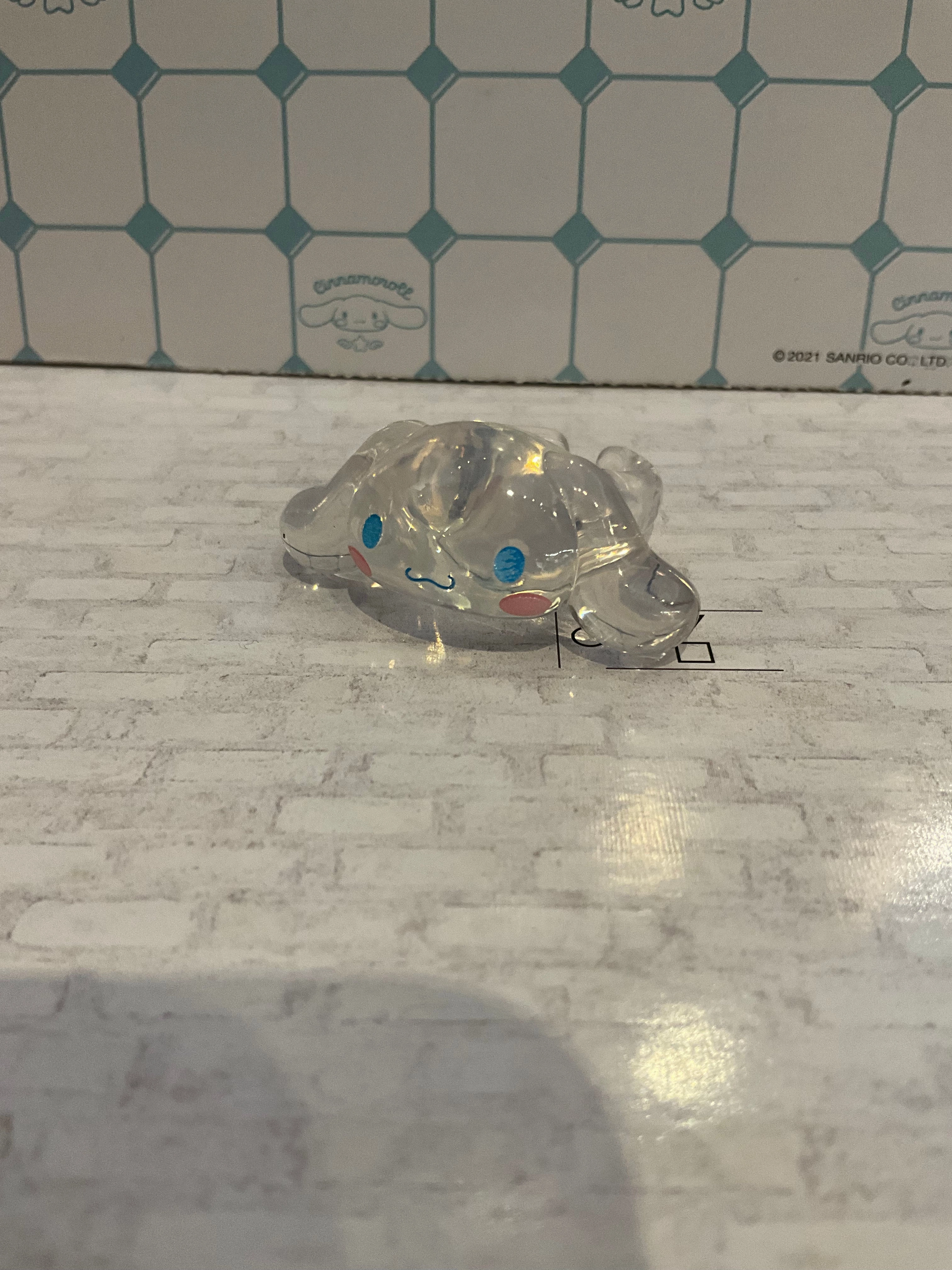 Sanrio Characters Half Clear Rings Vol.1 5 Pieces Set (In-stock) Interactive Toy Decorative Model