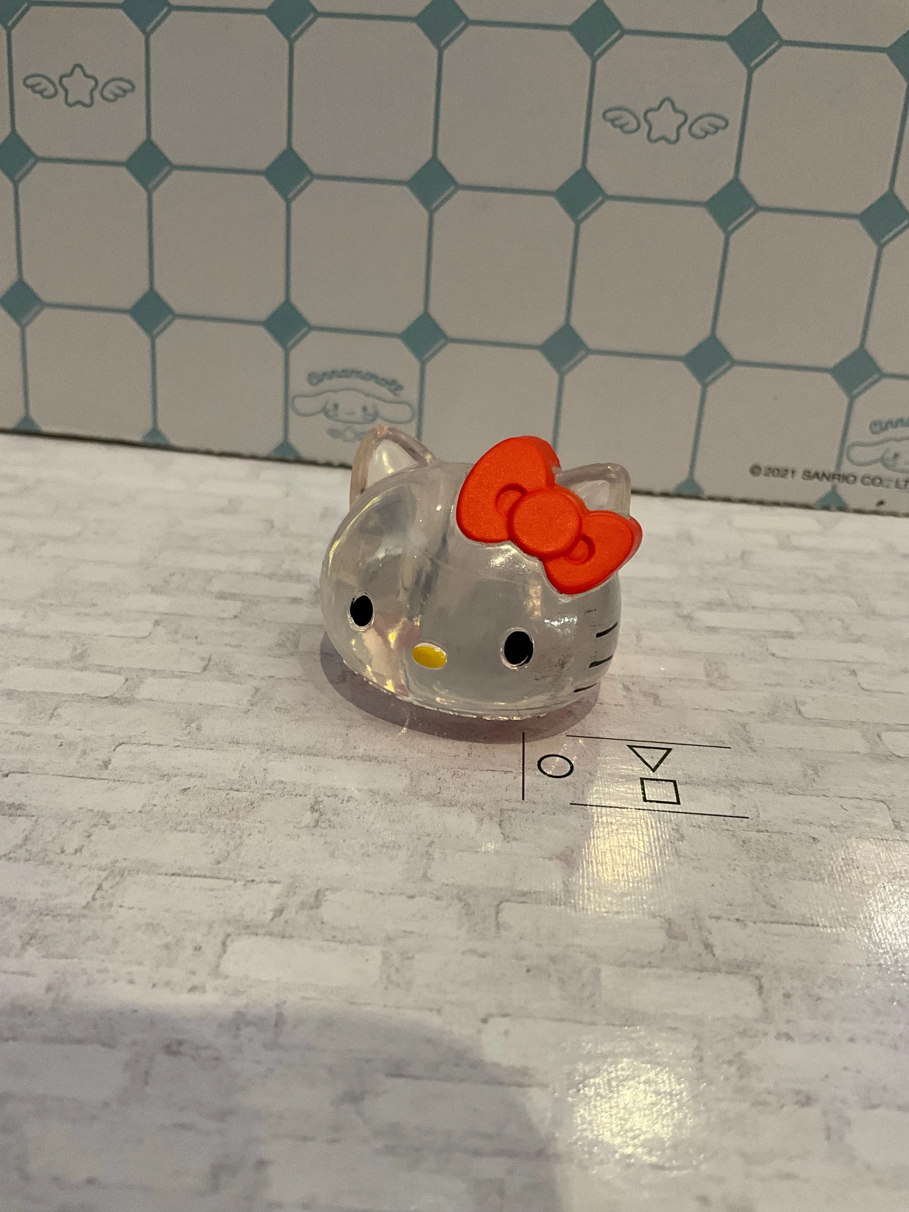 Sanrio Characters Half Clear Rings Vol.1 5 Pieces Set (In-stock) Display Model