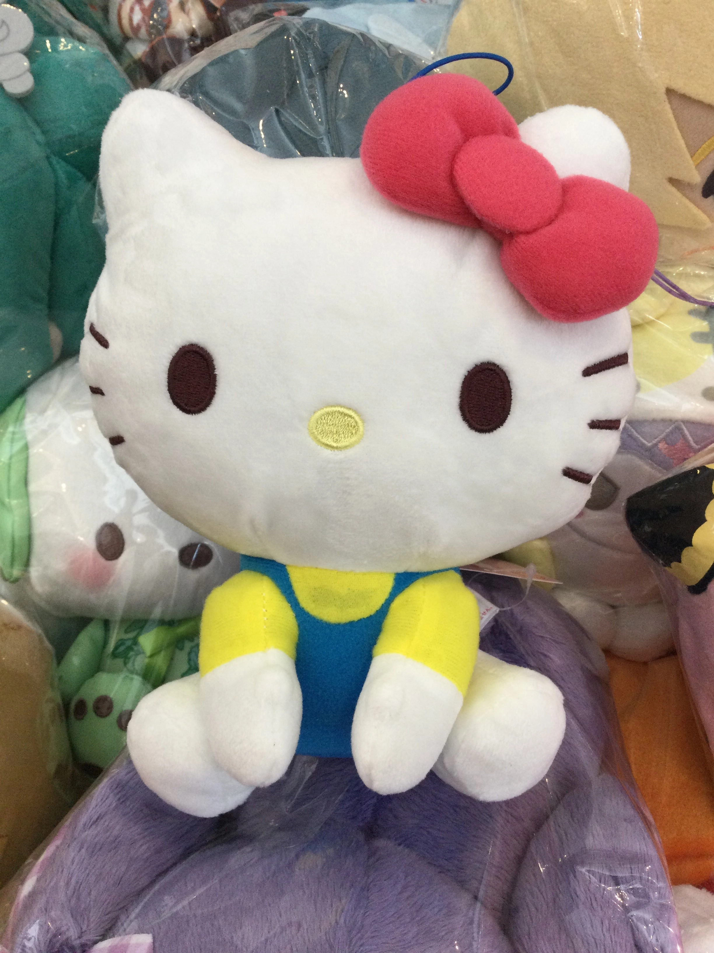 Sanrio Characters Hello Kitty Original Outfit Small Medium Plush (In-stock) Sequined Accent Replica Artist