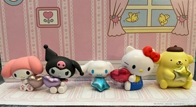 Sanrio Characters with Aluminum Balloons Small Figure 5 Pieces Set (In-stock) National Symbol