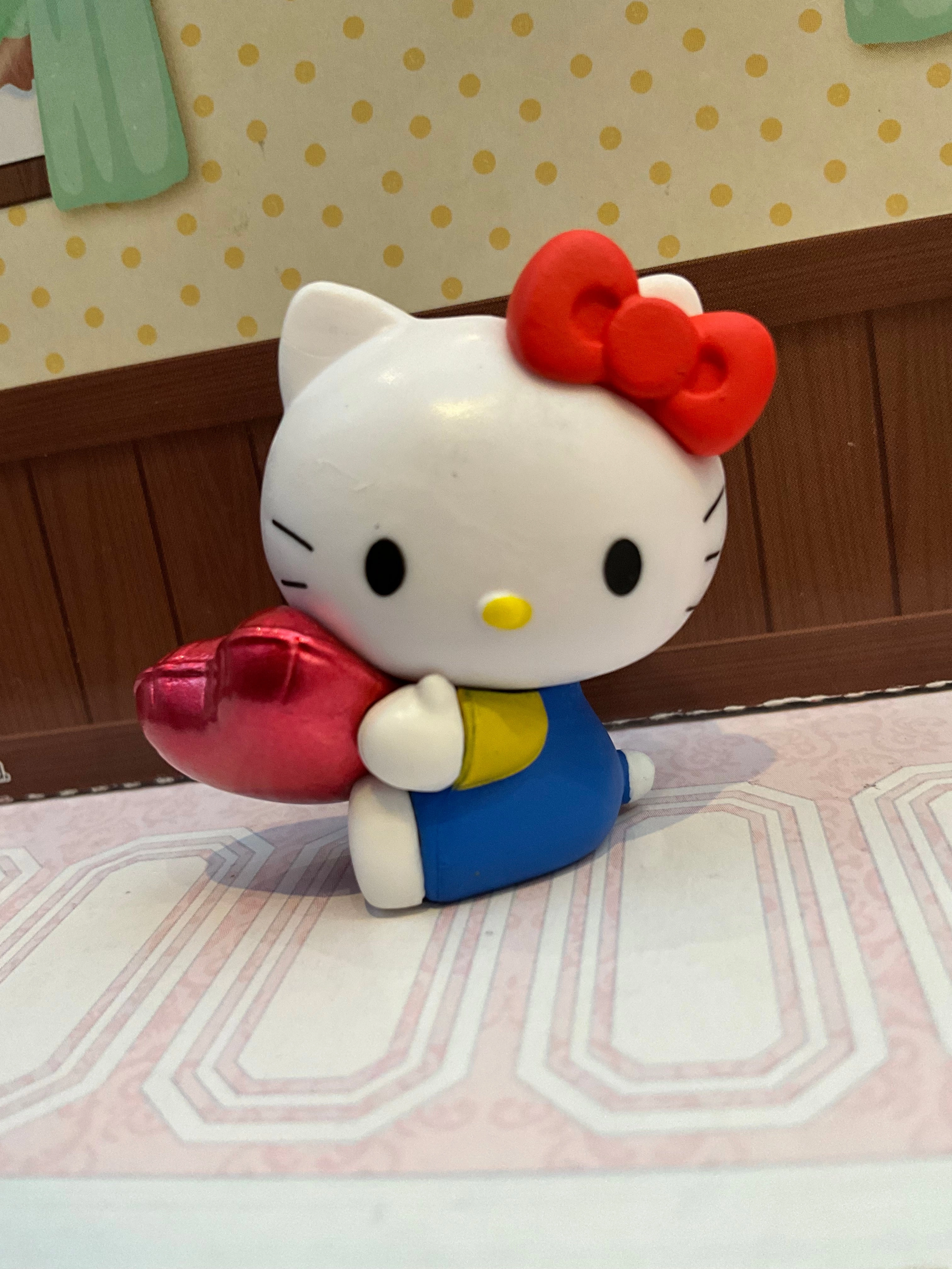 Sanrio Characters with Aluminum Balloons Small Figure 5 Pieces Set (In-stock) Cyborg Design Chibi Character