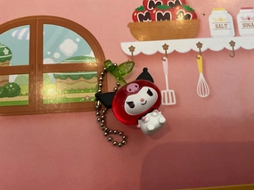 Gift Guide Urban Art Sanrio Characters with Cherry Costume Small Figure Keychain 6 Pieces Set (In-stock)