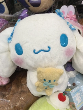 VIP Access Recycled Content Sanrio Cinnamoroll 20th Anniversary Holds Teddy Bear Medium Plush Type A (In-stock)