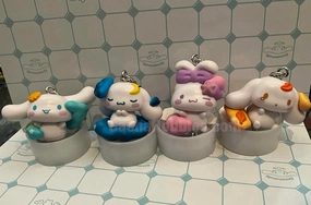 Sanrio Cinnamoroll Emotional Days Small Figure Keychain 4 Pieces Set (In-stock) Fantasy Creation