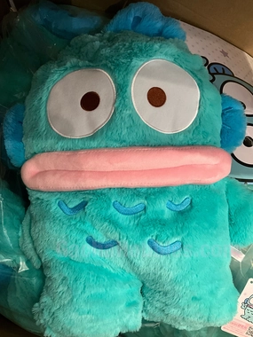 Remarkable Artist Sanrio Hangyodon Furry Fish Flat Big Plush (In-stock)