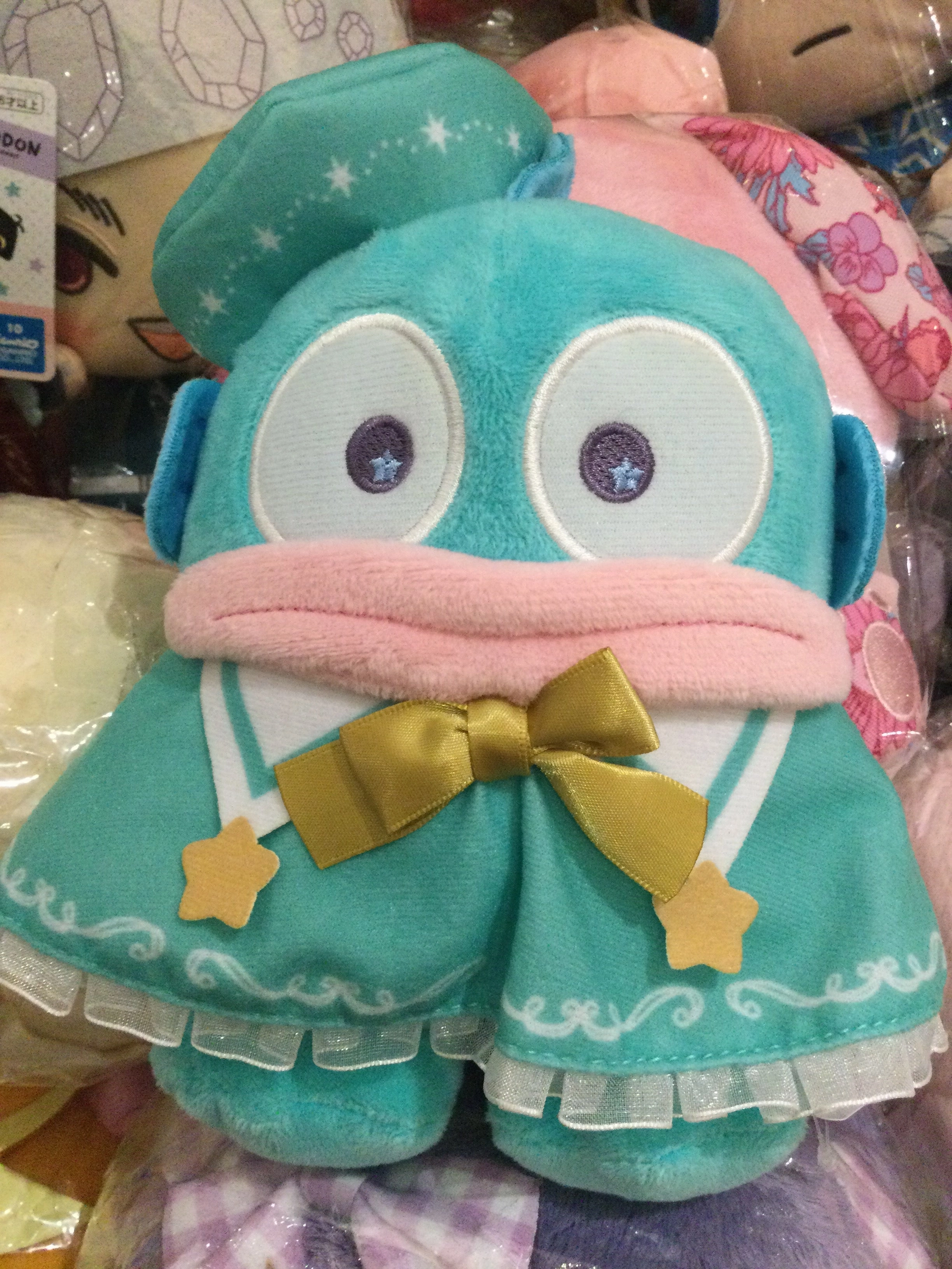 Tiny Bag Sanrio Hangyodon Winter Choir Small Plush Light Green Ver. (In-stock)