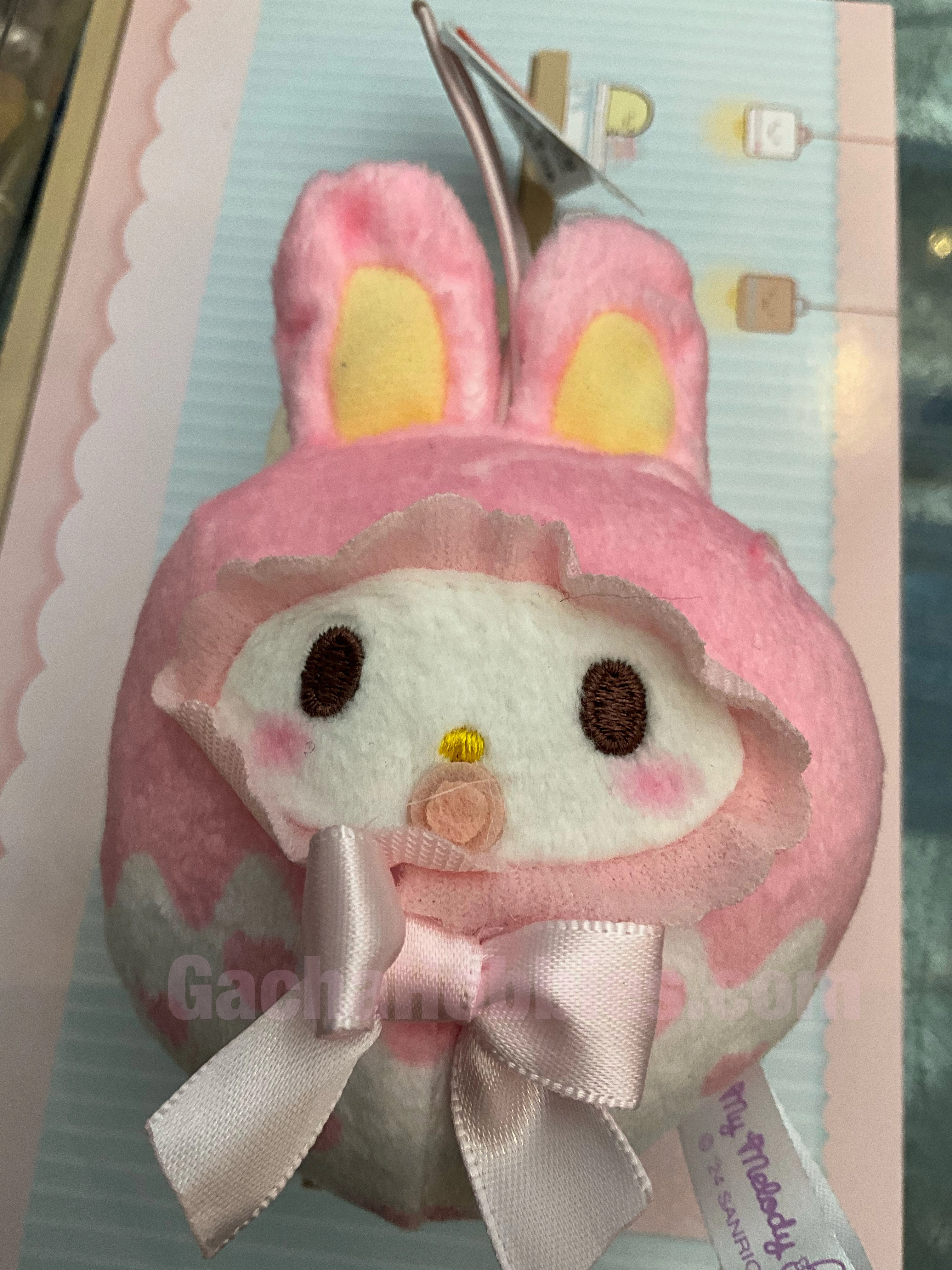 Predominant Craftsperson Sanrio Melody Baby Easter Bunny Egg Small Plush Keychain (In-stock)