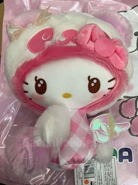 Sanrio Panda Hello Kitty Medium Plush Pink Angel Ver. (In-stock) Little Prize