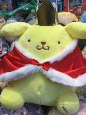 Coherent Artist Sanrio Pom Pom Purin King with Crown Medium Plush (In-stock)