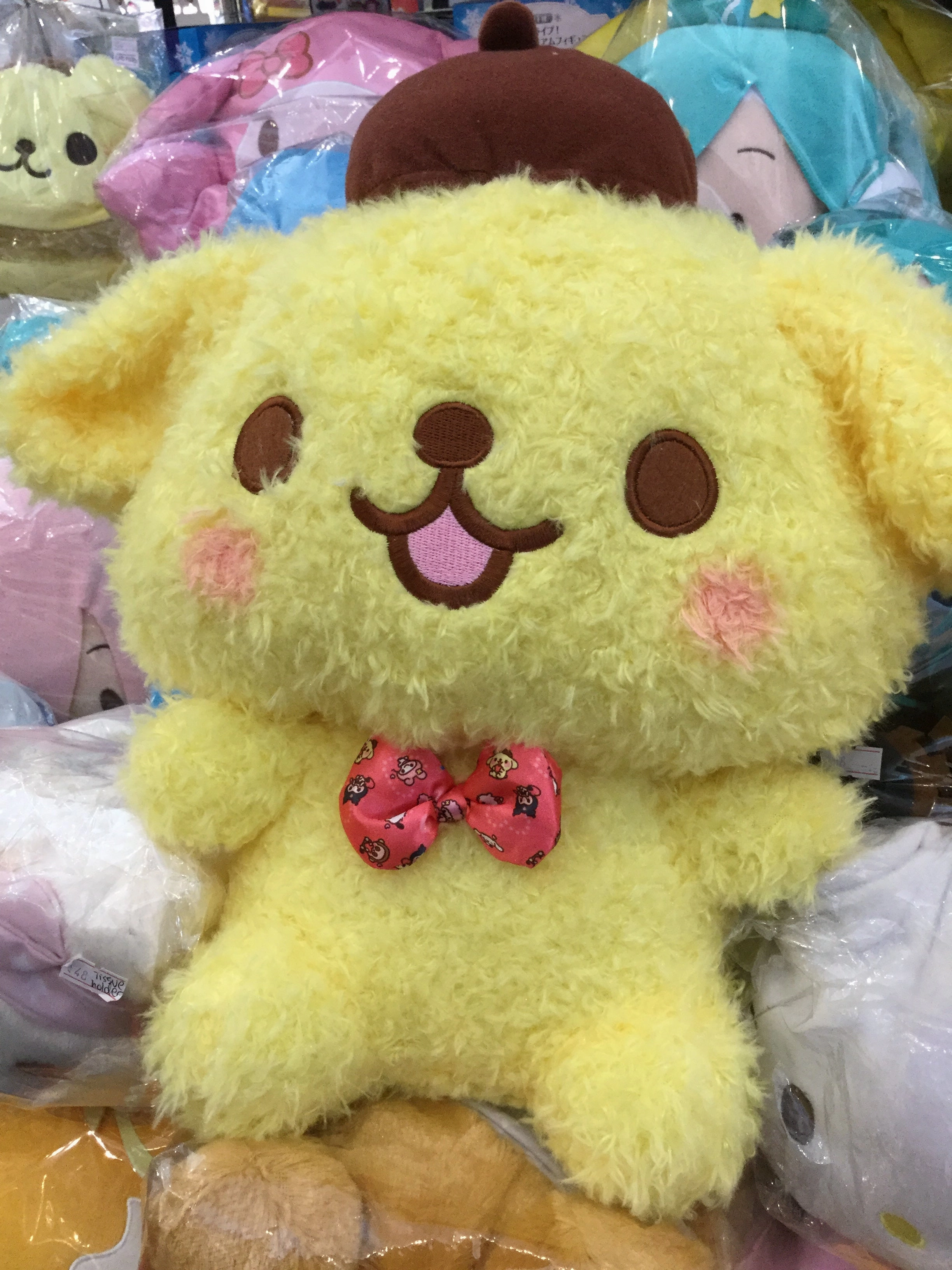Retro Revival Sanrio Pom Pom Purin Long Fur Medium Plush (In-stock)