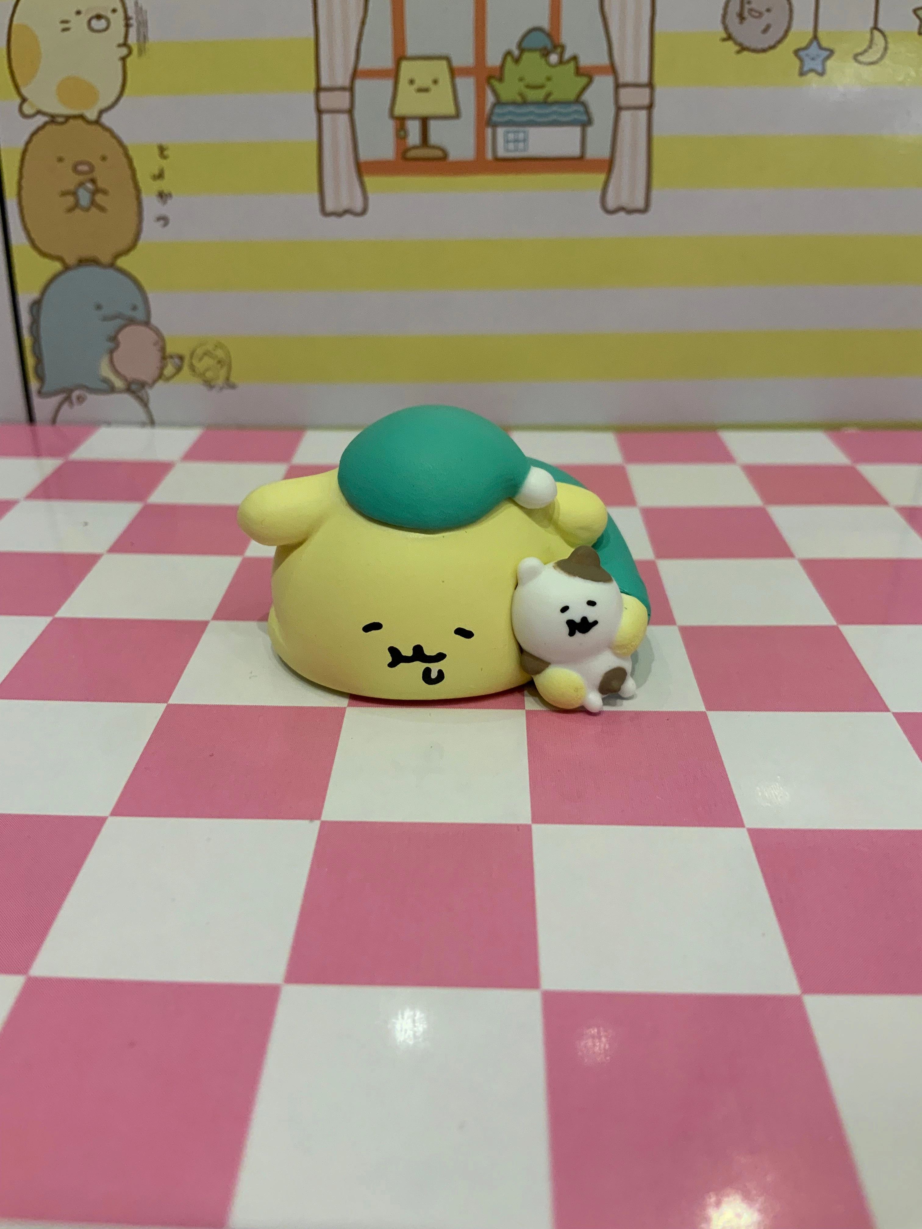 PVC Sculpture Character Display Sanrio x Kanahei Sleeping Time Mini Figure 6 Pieces Set (In-stock)