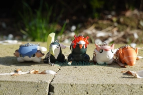 Scary Sushi Monster Figure Keychain 5 Pieces Set (In-stock) Limited Unit