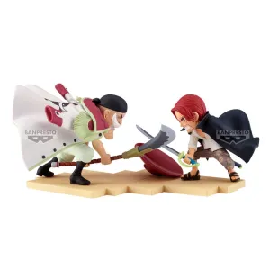 One Piece World Collectable Figure Log Stories - Edward Newgate vs. Shanks Polymer Clay