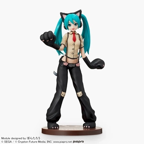 SEGA - Hatsune Miku Project DIVA Arcade Future Tone - Hatsune Miku Cat SPM Figure Character Merchandise
