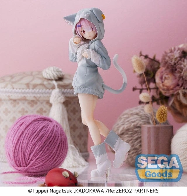 Preservation Tool Sega - Ram The Great Spirit Puck Re:Zero Starting Life In Another World Prize Figure
