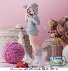 Preservation Tool Sega - Ram The Great Spirit Puck Re:Zero Starting Life In Another World Prize Figure