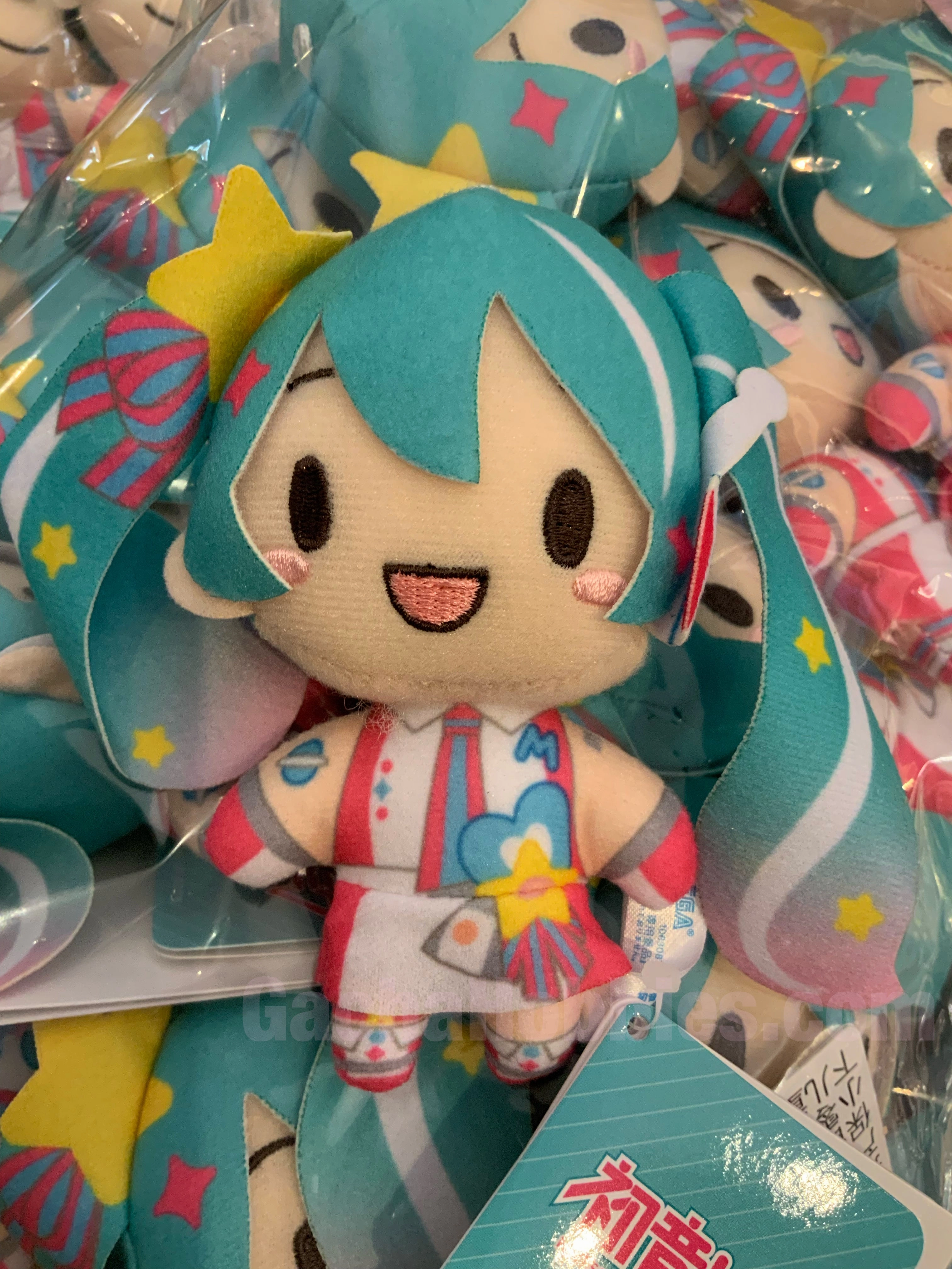 Sega Hatsune Miku 10th Anniversary Small Plush Keychain Type C (In-stock) Dynamic Trio Activity Maker