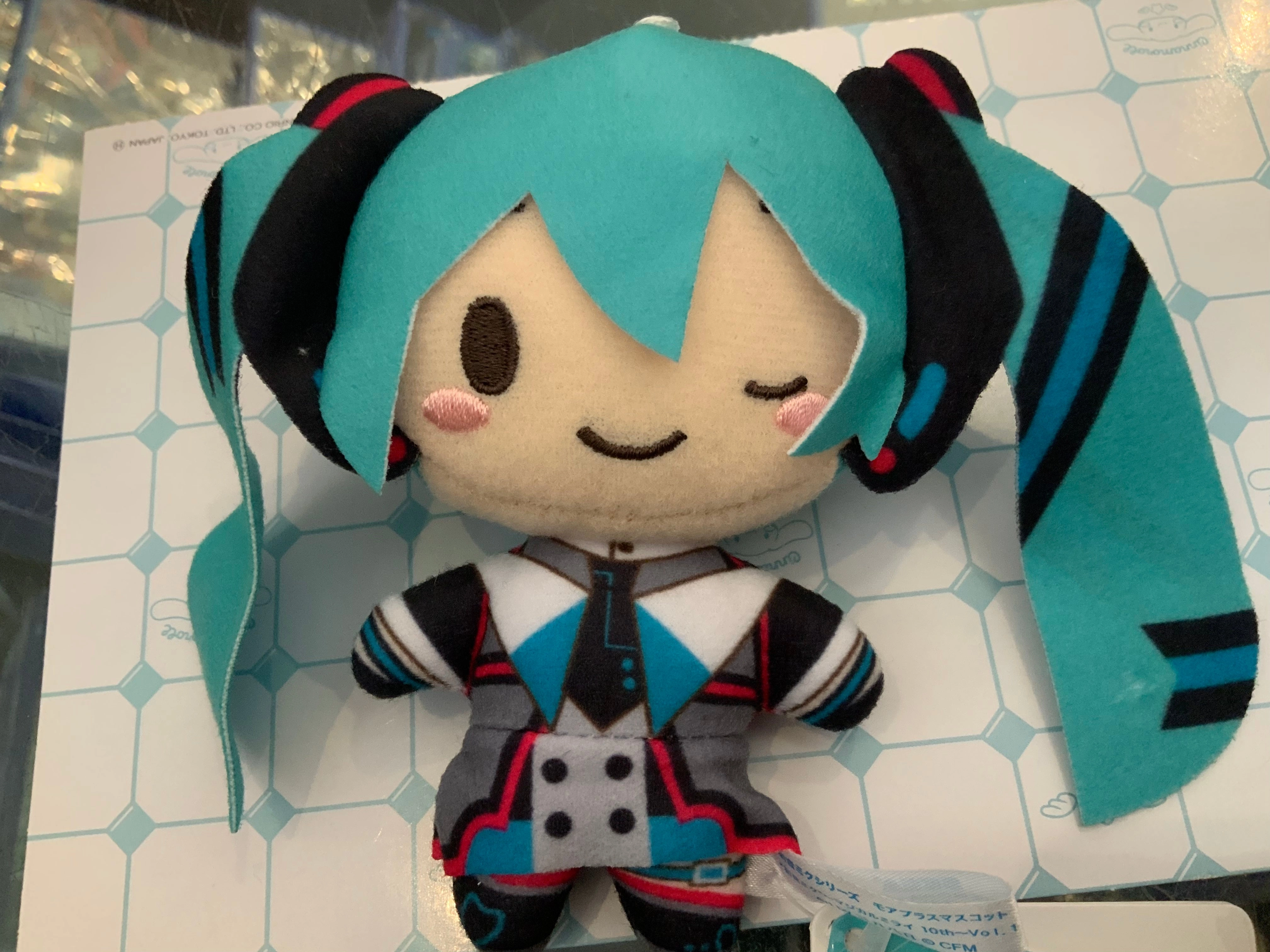 Upcoming Launch Little Human Sega Hatsune Miku Magical Mirai 10th Small Plush Keychain Type B (In-stock)