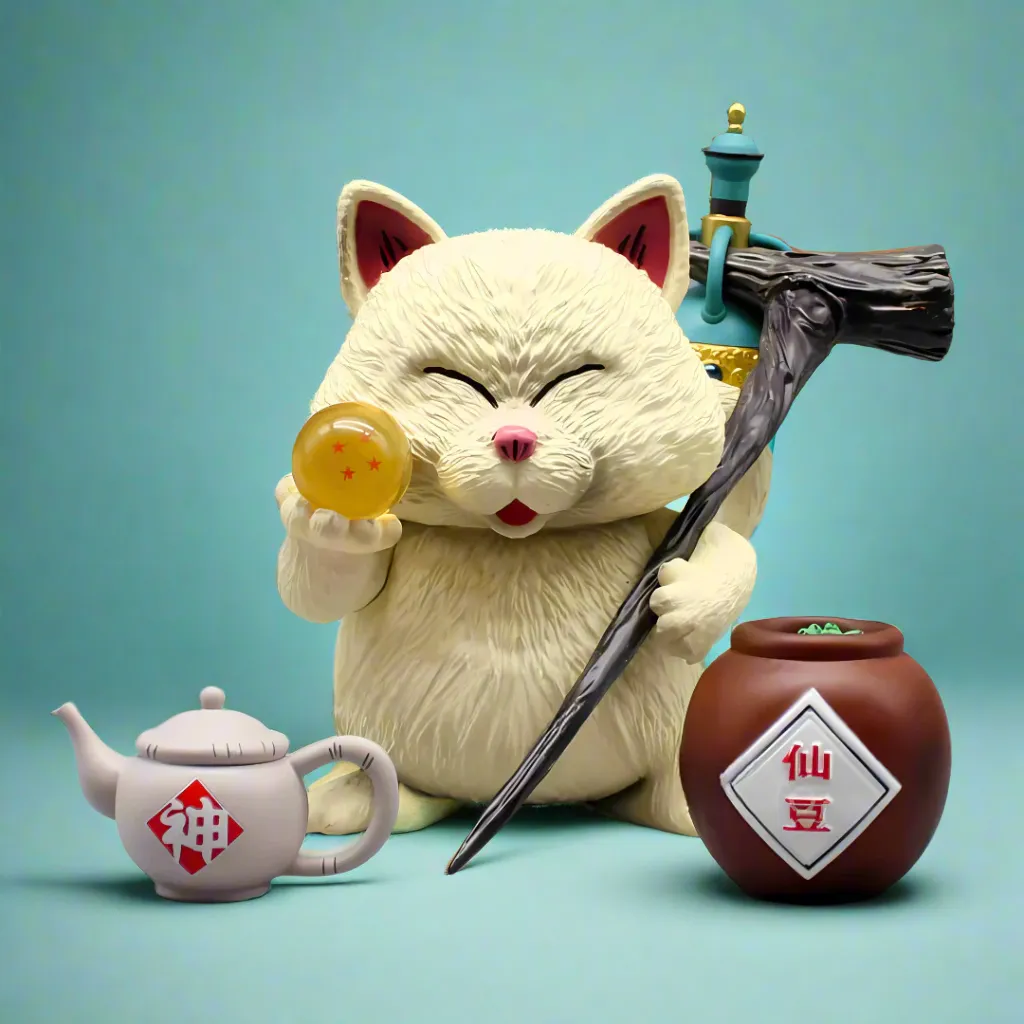 Dragon Ball Anime Figure Guardian's Wisdom Korin 15cm (6") PVC Statue Designer Statue Twitch Channel
