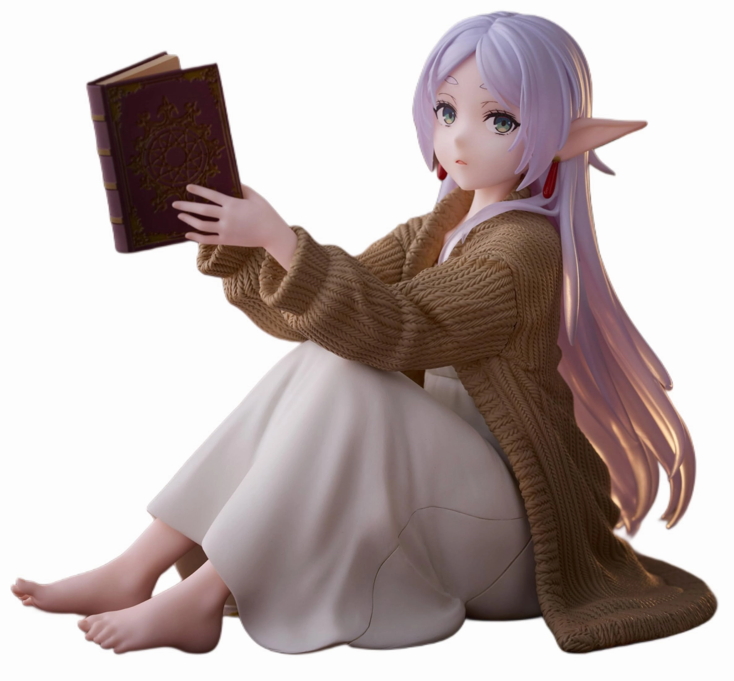 TAITO - FUNERAL OF FREIREN - Freiren Desktop Cute Figure Roomwear Ver. Anime Merchandise Vinyl Hobby