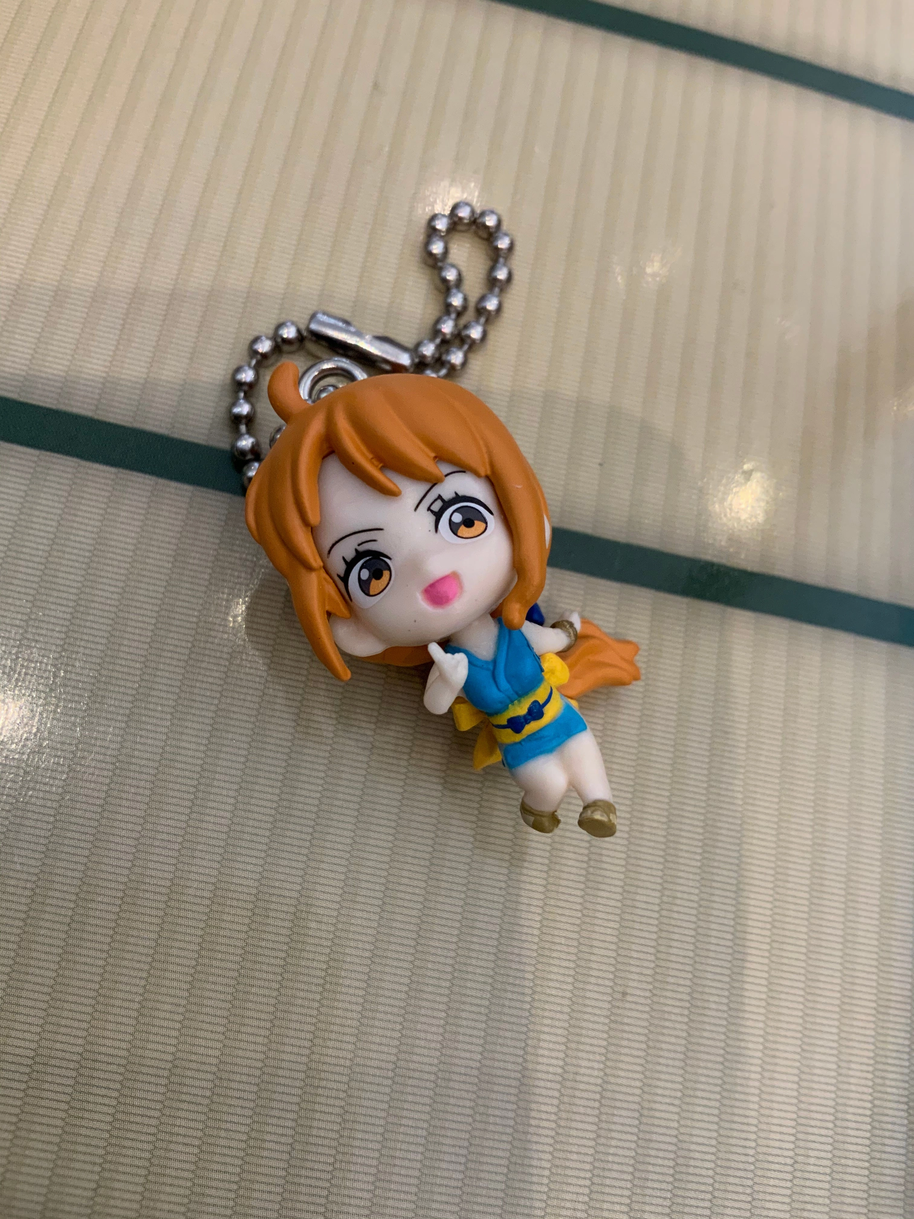 Anime Decor Popular Character One Piece Wano Country Mini Figure Keychain 5 Pieces Set (In-stock)