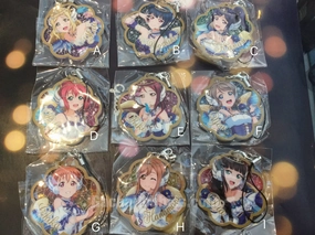 Mecha Robot LoveLive Flat Acrylic Keychain Set 9 Pieces (In-stock)