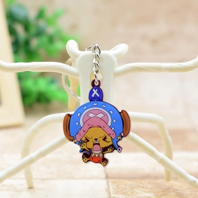 One Piece Keychain Seven Warlords of the Sea joker Key Chain Gaming Product Generational Gift