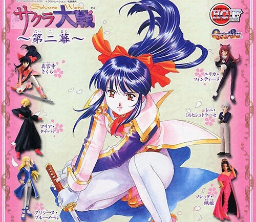 HGIF Sakura Wars Character Figure Vol.2 6 Pieces Set (In-stock) Fantasy Model
