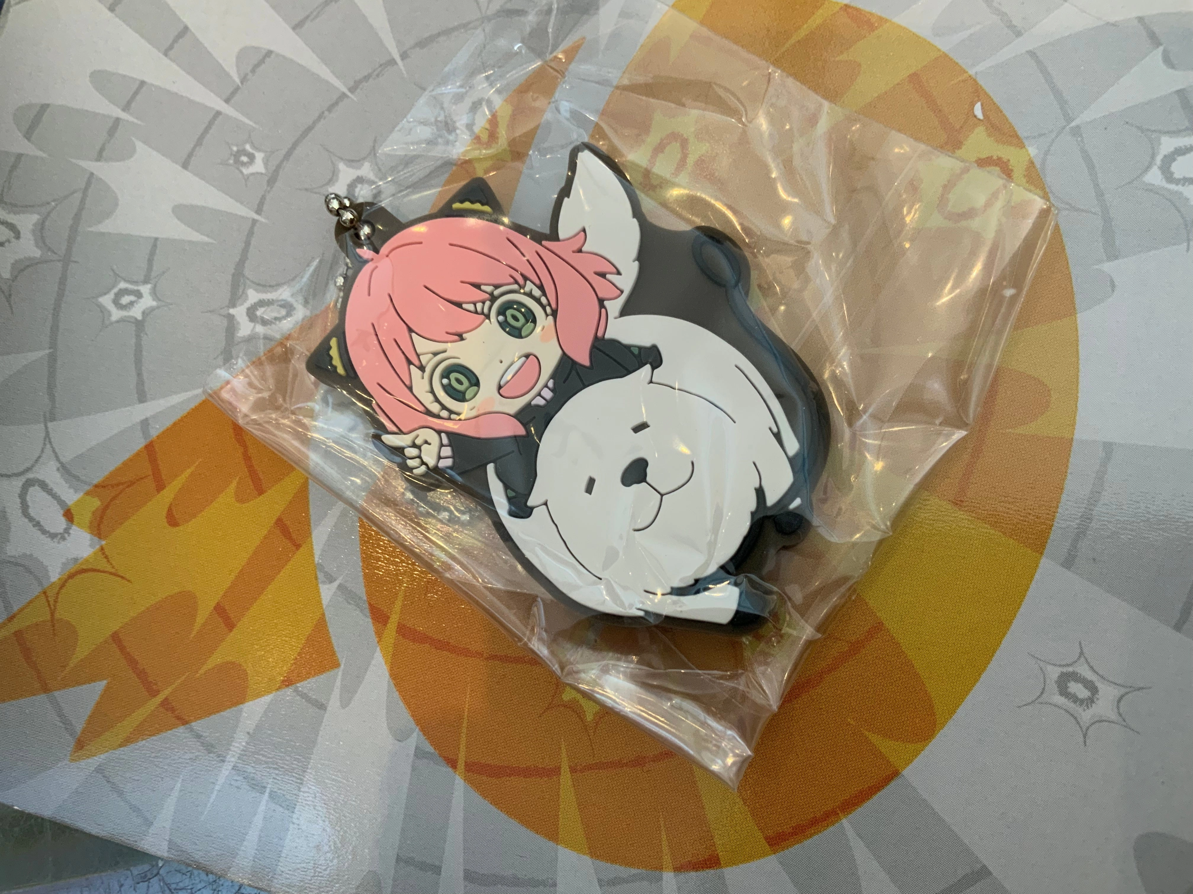 Spy x Family Character Rubber Keychain 8 Pieces Set (In-stock) Rustic style Limited Showcase