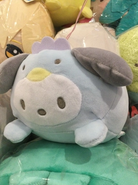 Little Spirit Lifelike Expression Sanrio Pochacco in Blue Penguin Costume Mochi Small Plush (In-stock)