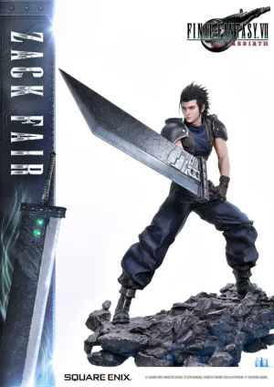 Sitting Figure Display Model SQUARE ENIX MASTERLINE "Final Fantasy VII Rebirth" 1/4 Scale Figure Zack Fair