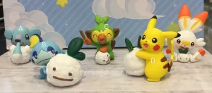 Pokemon Yuki-Asobi Daisakusen Figure 5 Pieces Set (In-stock) Social media Robot Decor