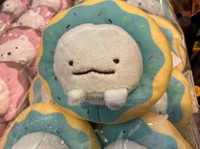 Sumikko Gurashi Chubby Tokage Stuck In Donut Small Plush Keychain (In-stock) Top Quality Tiny Celebrity