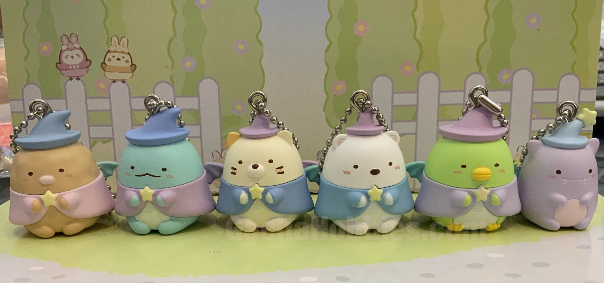 Sumikko Gurashi Demon Wizard Figure Keychain 6 Pieces Set (In-stock) Miniature Art