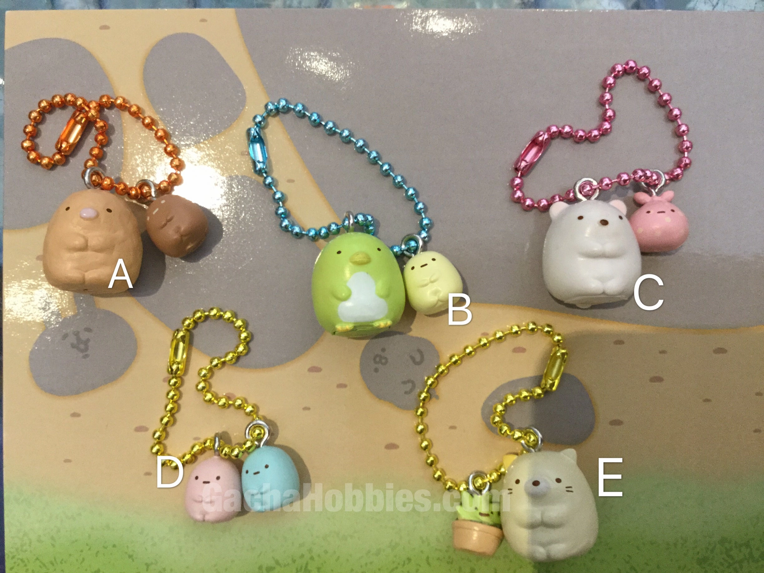 Anime Series Asian Art Sumikko Gurashi Figure Keychain (In-stock)