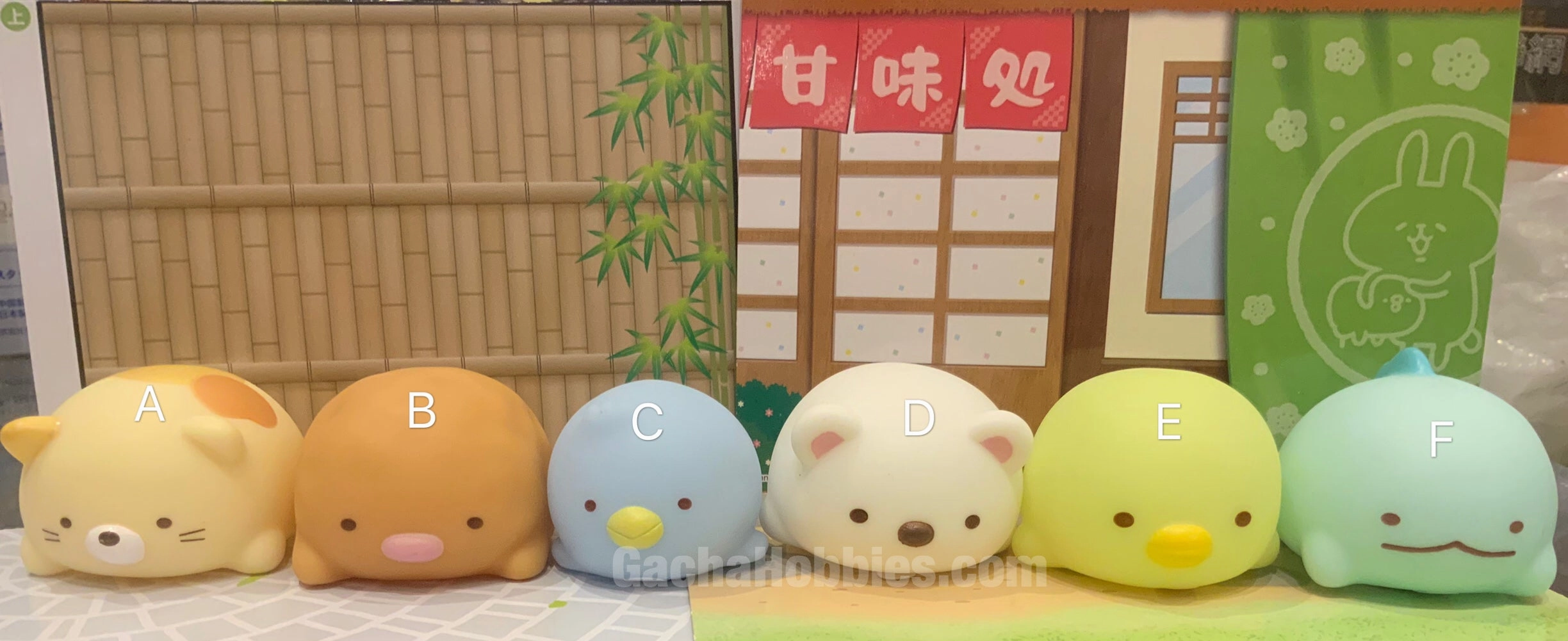 VR Experience Hobby Group Sumikko Gurashi Luminous Figure 6 Pieces Set ( In-stock)