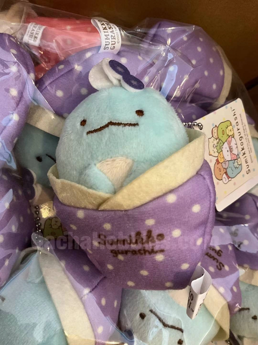 Detailed Accessories Sumikko Gurashi Tokage Crepe Small Plush Keychain (In-stock)