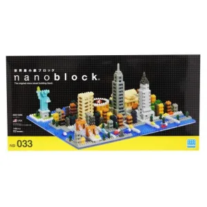 Nanoblock New York NB-033 Building Set 3D printed Inclusive Toy
