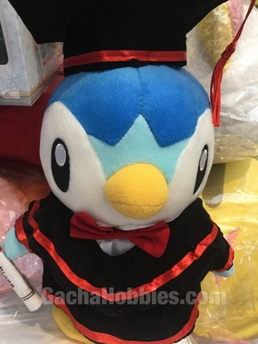 Graduation Pokemon Piplup Plush Comic Book Hero